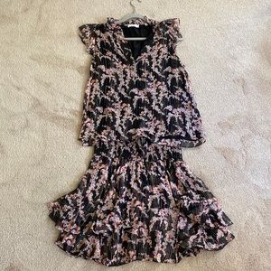 A.L.C top & skirt set